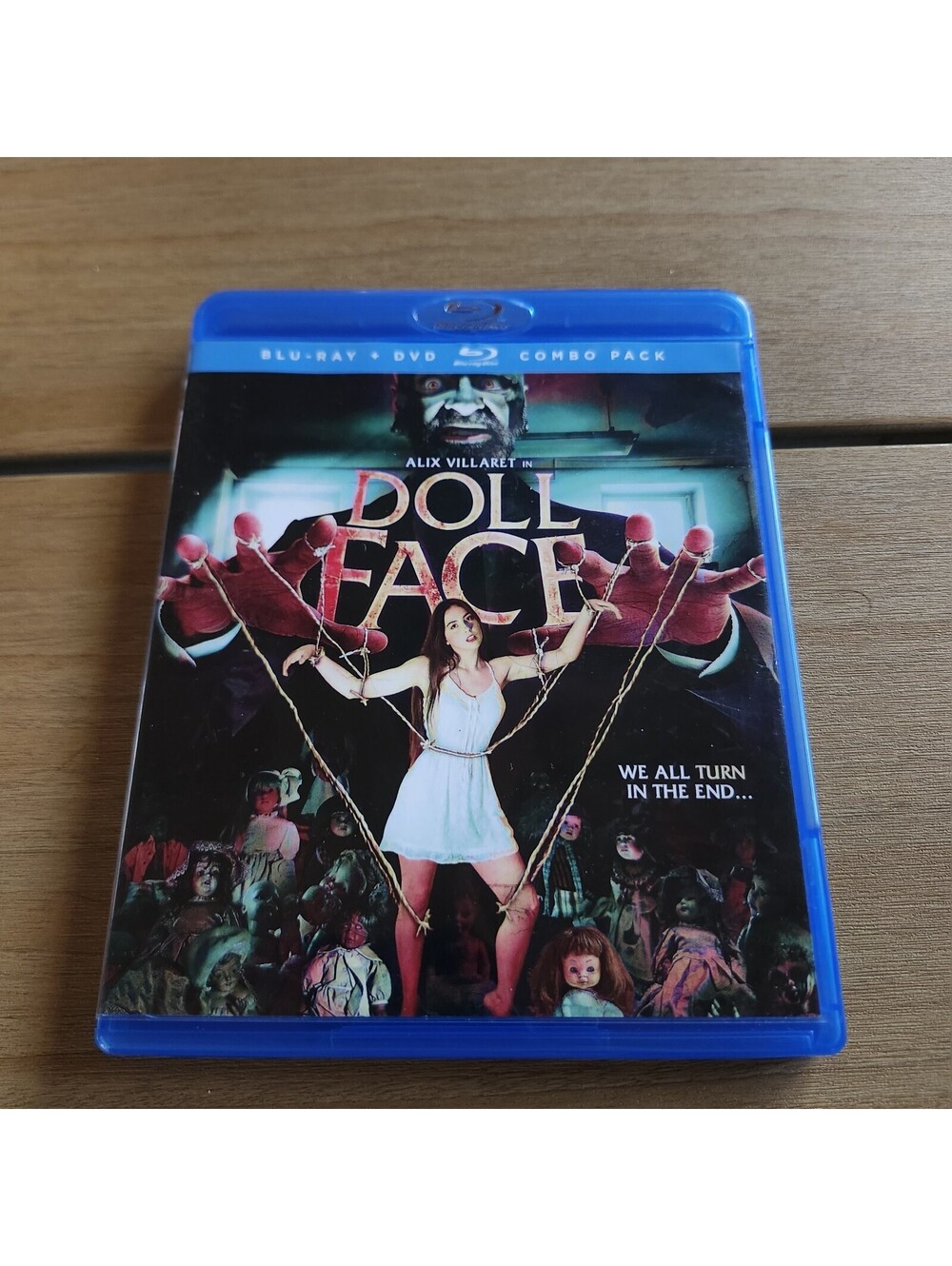 Doll Face Blu-ray + DVD Combo Pack 2021 Alix Villaret Jeremiah Benjamin Horror